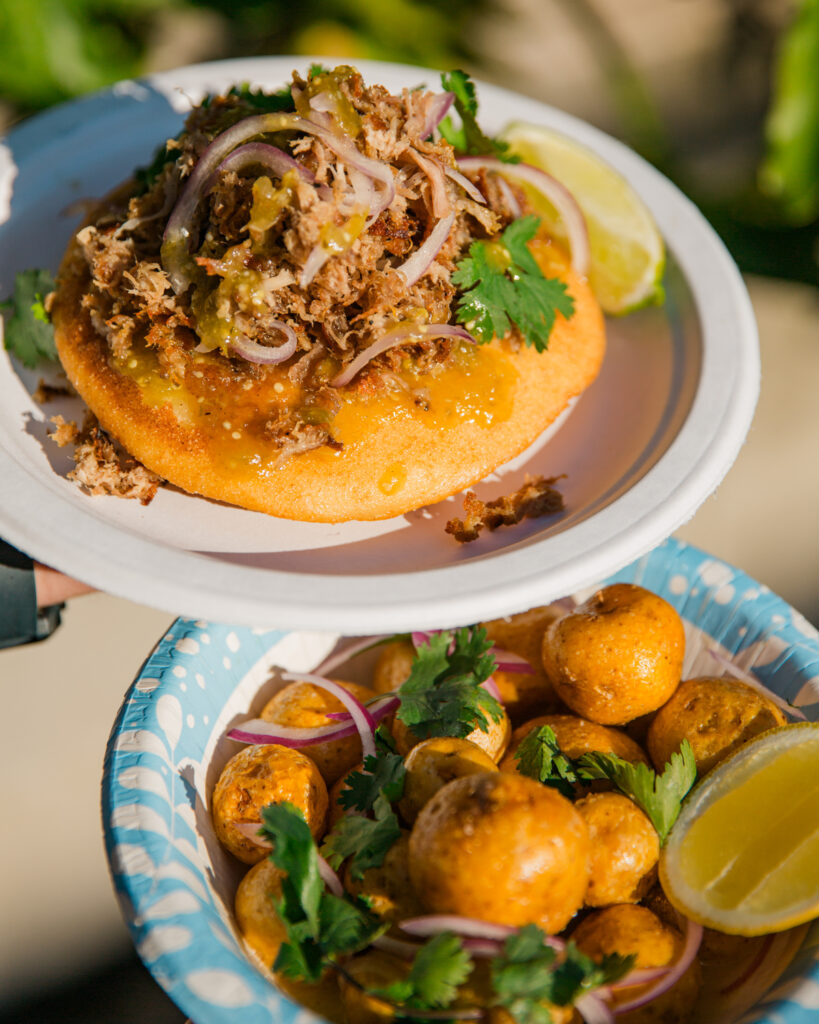 Arepas by Waska Nola pop-up at Miel Brewery