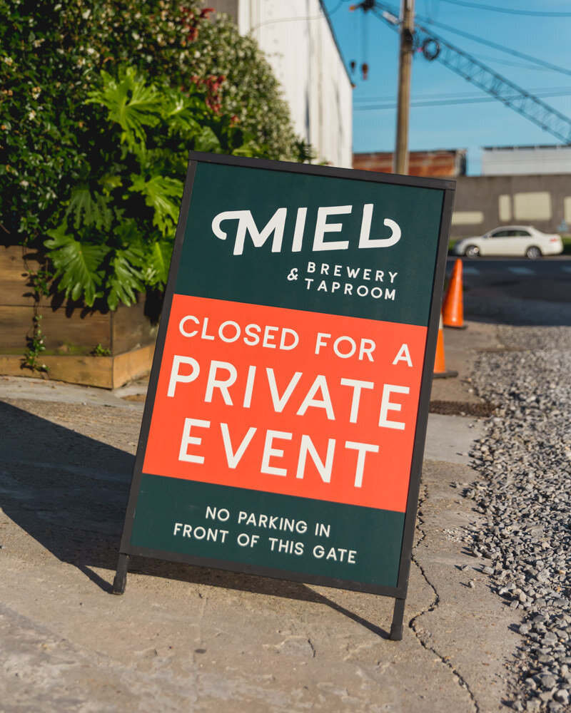 Closed for a Private Event Sign