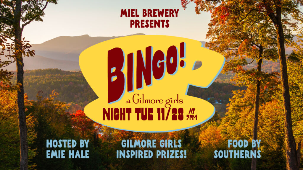 Join us for a GILMORE GILS BINGO hosted by the fabulous Emie Hale on the last week of November!