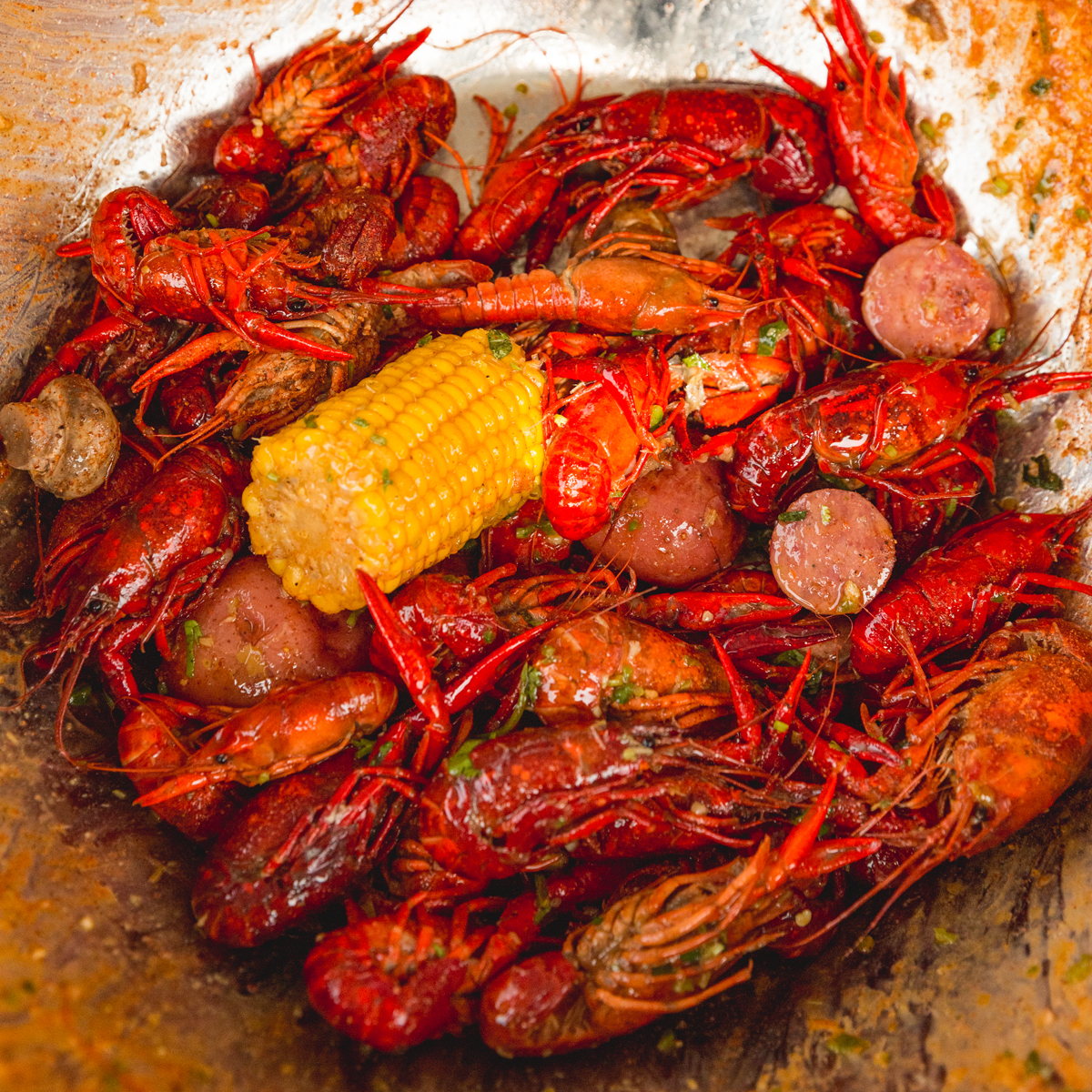 Southerns viet pinoy style crawfish at Miel Brewery