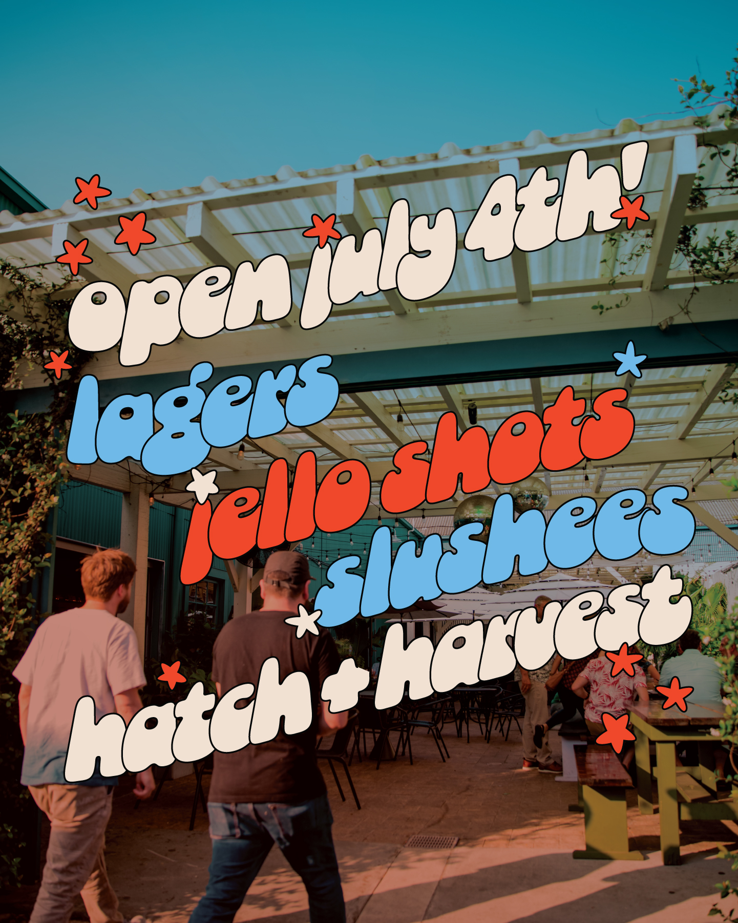 4th of July with Hatch + Harvest flyer vertical