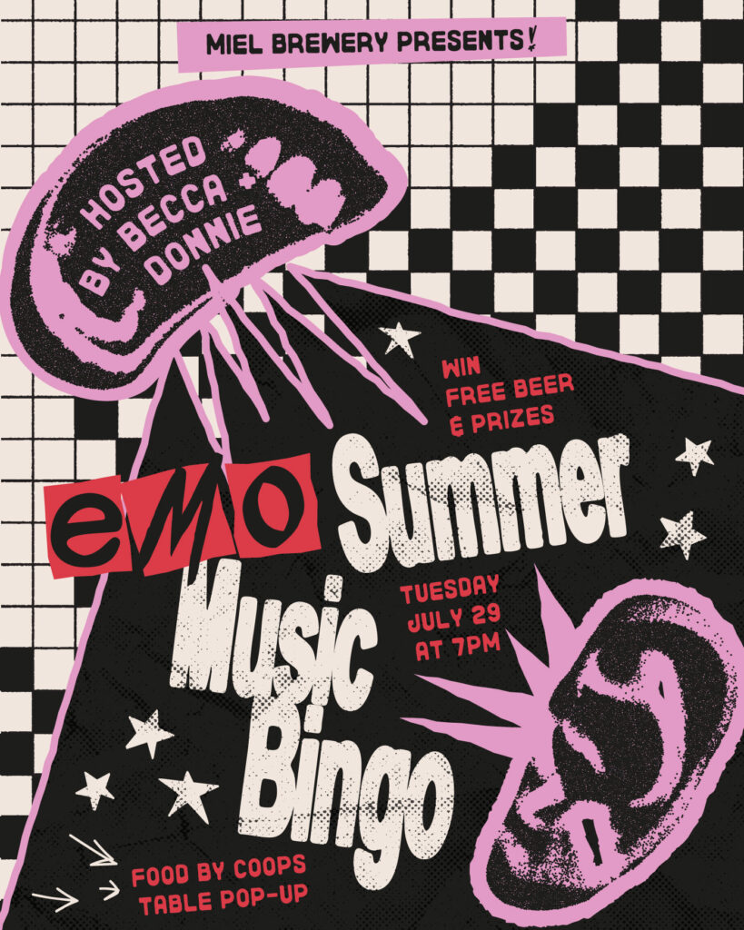 Emo Summer Music Bingo