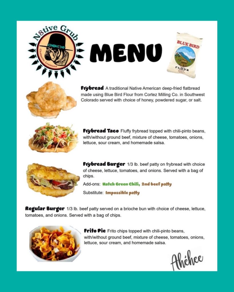 N8tive grub menu at Miel