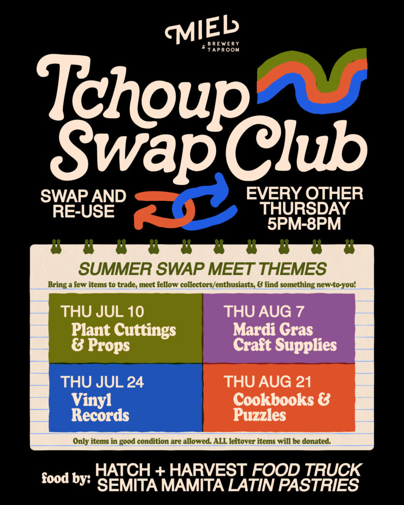 Tchoup Swap Club first poster