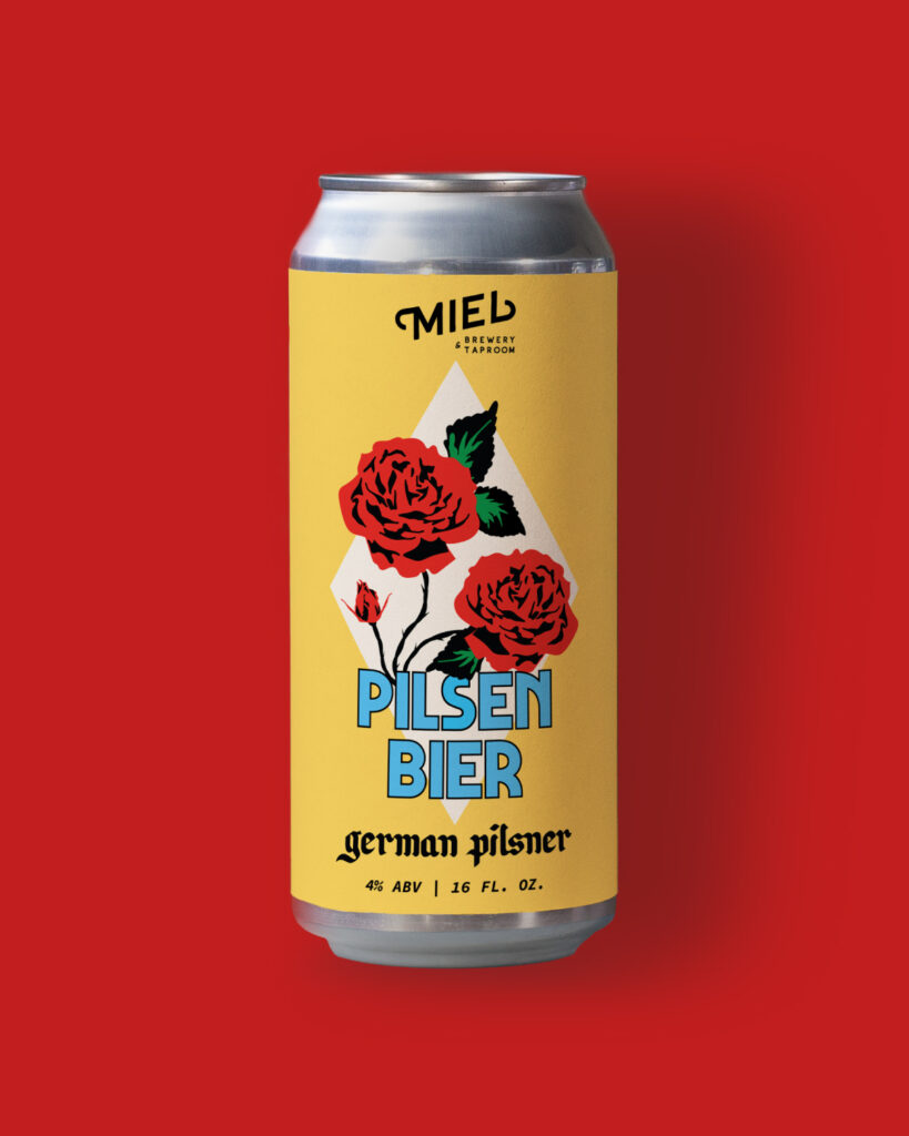 Miel Pilsenbier 16 oz can