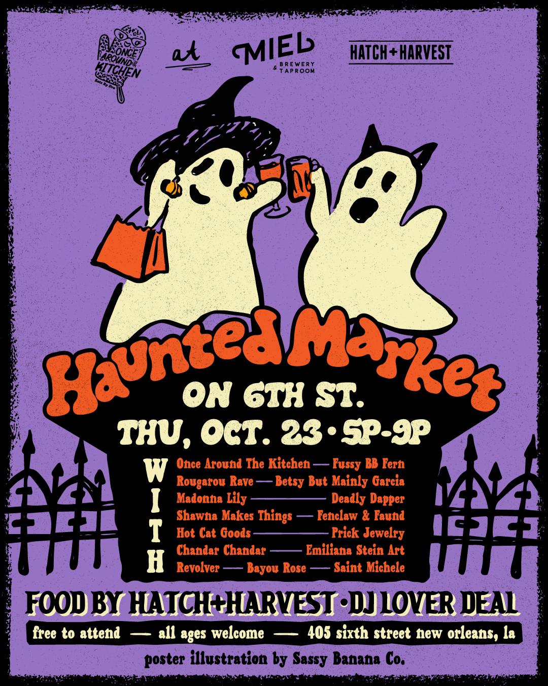 The Haunted Market on Sixth Street flyer