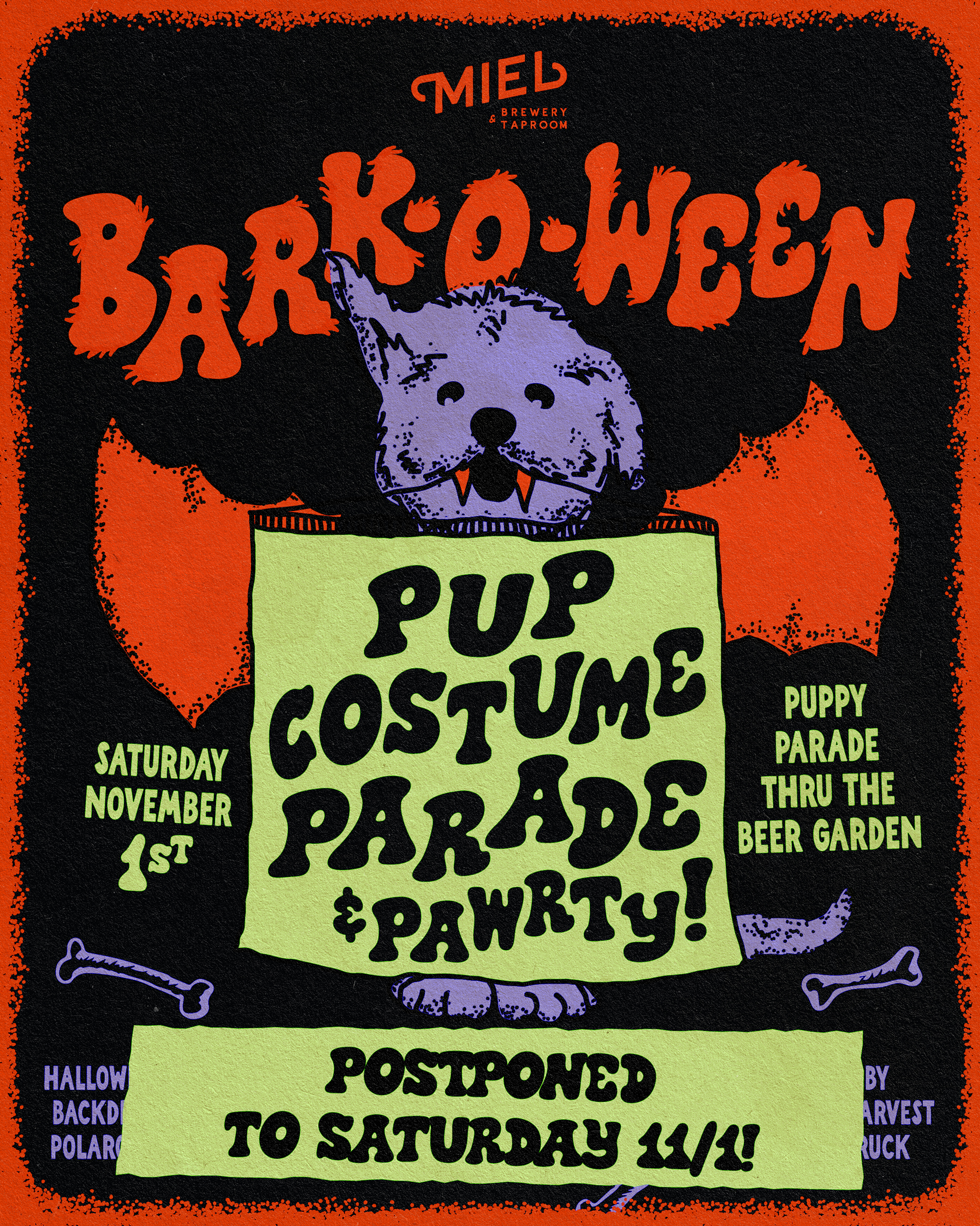 Rescheduled bark-o-ween