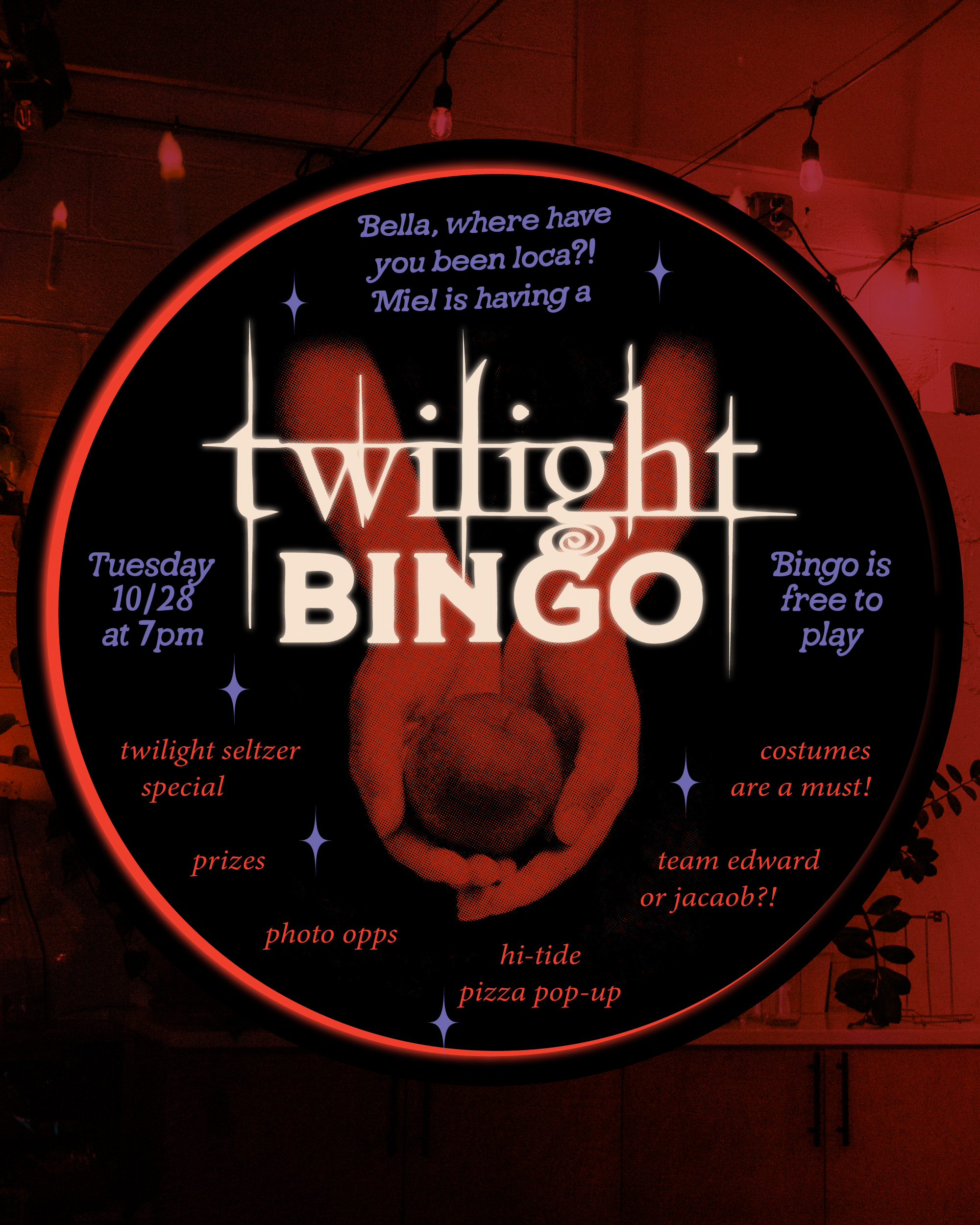 Annual Twilight Bingo at Miel Brewery flyer 2025