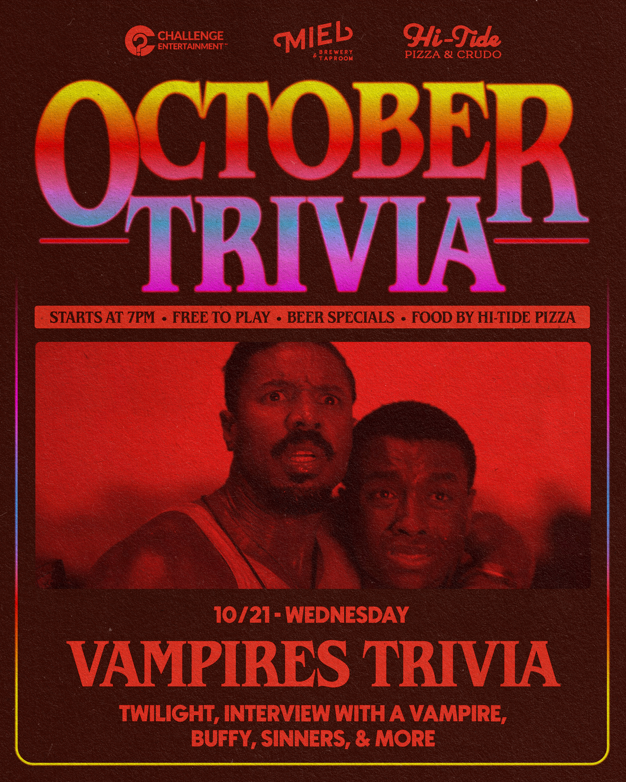 Vampire movie trivia at Miel