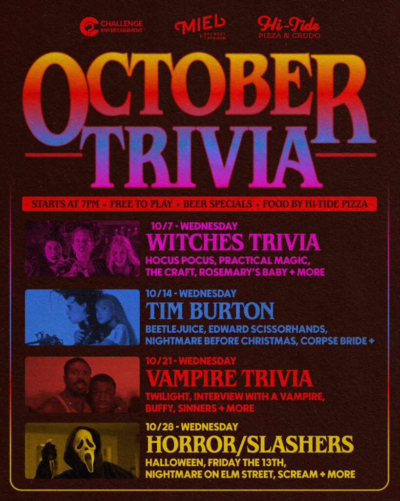 October Halloween trivia at Miel Brewery