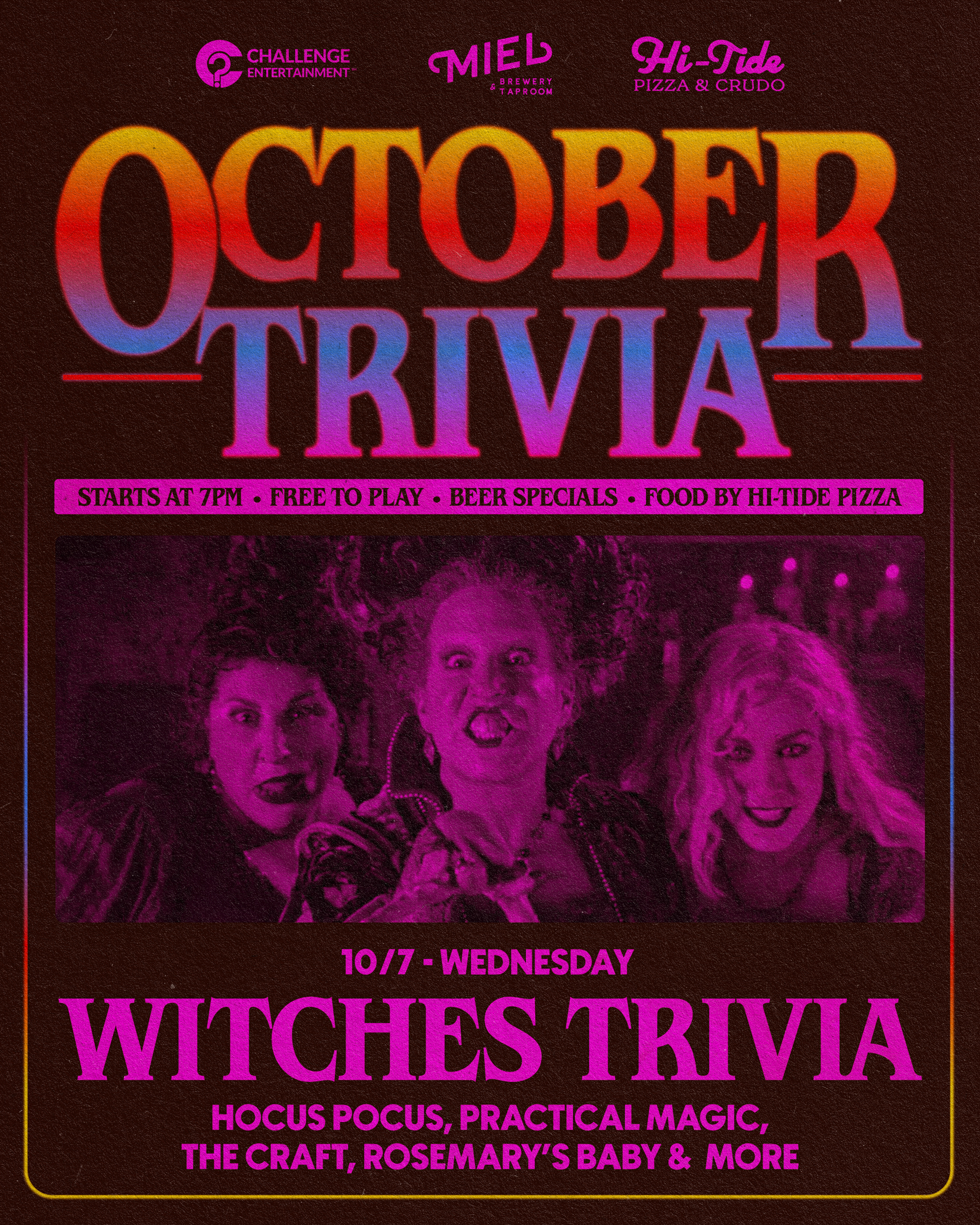 Witches Trivia 2026 at Miel Brewery