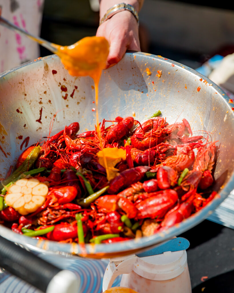 buggin out boils at Miel viet cajun crawfish
