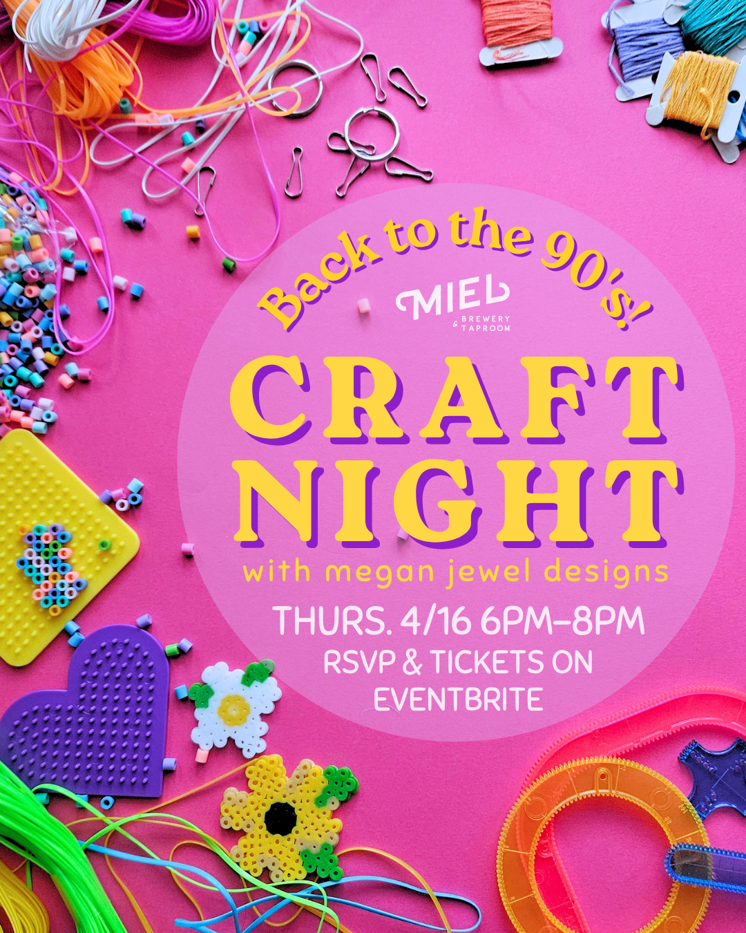 90's Craft Night with Megan Jewel