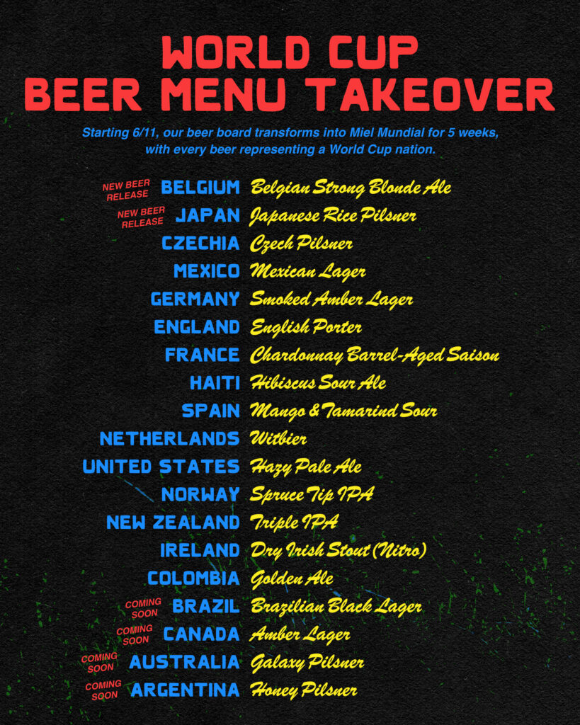 Miel Mundial beers