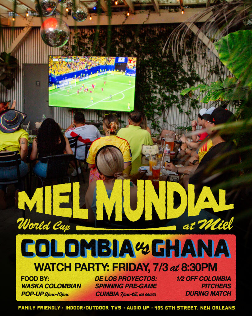 COLOMBIA V GHANA WATCH PARTY AT MIEL