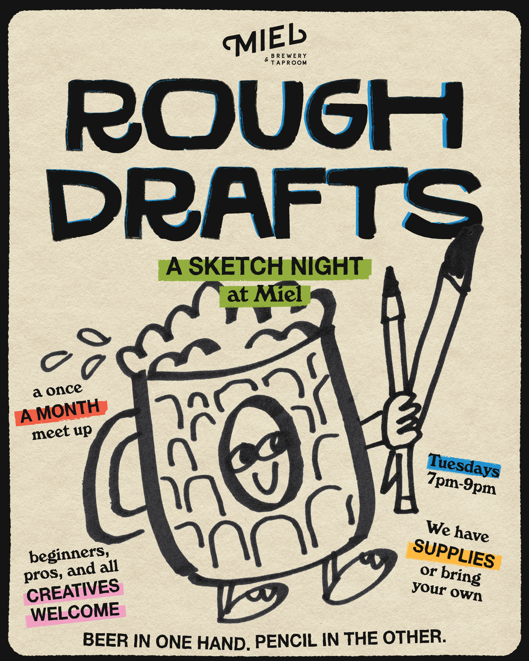 Rough Drafts: A Night of Sketching & Drawing