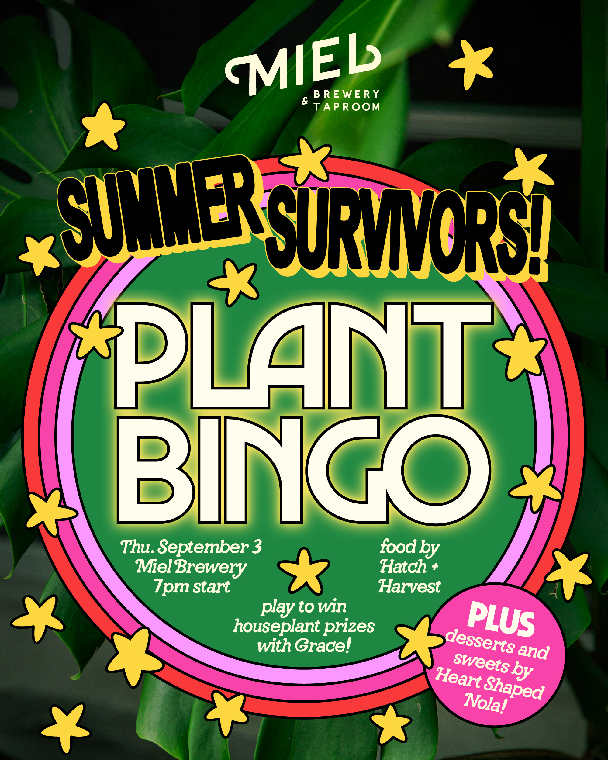 PLANT BINGO: SUMMER SURVIVORS at Miel Brewery
